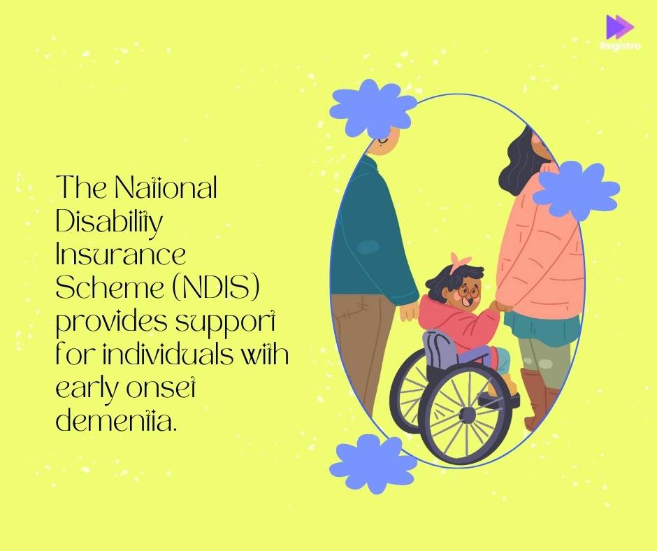 The National Disability Insurance Scheme (NDIS) provides support for individuals with early onset dementia.